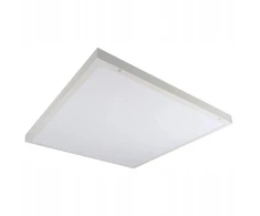 Ecolight LED skydinis šviestuvas 595x595x34 - 60x60cm viršutinis/įleidžiamas 36W 3960lm 4000K baltas IP20 su maitinimo šaltiniu (EC61273)