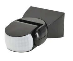 Ecolight PIR judesio jutiklis IP65 180 laipsnių 300W 12m diapazono juodas CP-5C