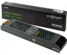 Ecolight Plonas modulinis maitinimo šaltinis 150 W 24 V