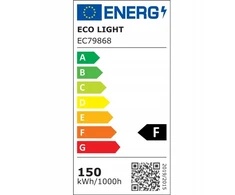 Naświetlacz Ecolight Projektorius – „Ecolight“ prožektorius LED 150W 13500LM IP65 3000K juoda EC79868