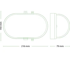 Ecolight TORTON 12W LED kanalinė lempa