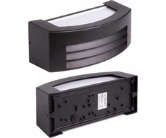 ECOLIGHT2 Eco Light sieninis šviestuvas OE-5 EC79083 lauko sieninis šviestuvas sodo sieninis šviestuvas IP54 1X60W E27 juodas