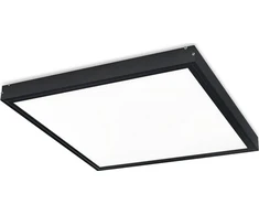 ECOLIGHT2 Antstatas Eco* Light EC79574 LED plokštėms 60x60 cm aliuminis juodas
