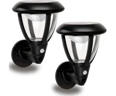 ECOLIGHT2 sieninis šviestuvas Saulės lempa Ecolight SOE-3 EC20117 lauko sieninis šviestuvas sieninis šviestuvas 1x0,55W LED 4000K juoda