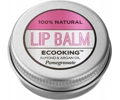 Ecooking Ecooking Organic Argan Oil Hydrating Lūpų balzamas Pomegranate, 15 ml