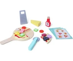 Ecotoys Medinis picų kepimo padėklas su priedais Eco Toys