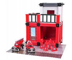Ecotoys Fire Department Garage Set + Accessories and Figures
