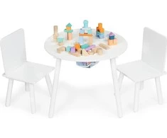 Baltas Kids table with two chairs children's furniture Ecotoys set