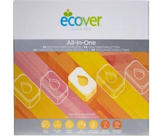 Indaplovių tabletės ECOVER All-in-one, 68vnt.