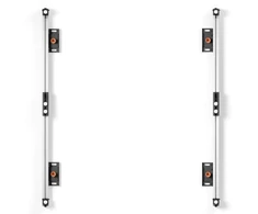 Laikiklis EDBAK ULS2500 universali LED sistema 2 spintelėms 500 mm | Juodas