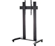 Laikiklis EDBAK Grindų stovas | TRV200 Vaizdo konferencijų vežimėlis | Pakreipimas | 75-86" | Maksimalus svoris (talpa) 120 kg | Juodas