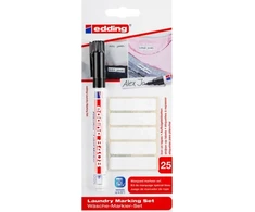 Edding 8408, Juodas, tip, Juodas, Raudona, Baltas, 0.75 mm, Cardboard, Glass, Metal, Paper, Plastic, Niemcy