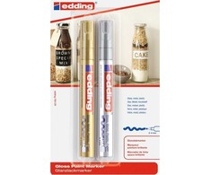 Edding Blizgus aliejinis žymeklis 2-4 mm 2 spalvos