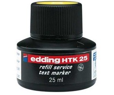 EDDING e-HTK 25 žymeklių papildymo rašalas, geltonas