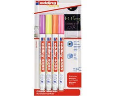 Edding adding Kratiniai Žymekliai, 4 vnt, spalvinga, 4085