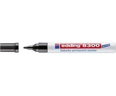 Permanentinis žymeklis Edding 8300, 1,5-3mm, apvaliu galiuku, juodos spalvos