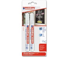 Edding Kreidos žymeklis 2-3 mm baltas 2 vnt.