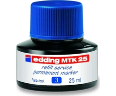Tušas permanentiniams žymekliams Edding MKT25, 25ml, mėlynos spalvos