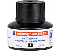 Edding Rašalas nuolatinių žymeklių papildymui EDDING retract 11 e-RMTK 25, juodas