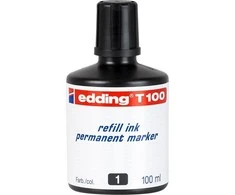 Edding Nuolatinis žymeklis 100ml, juodas EDDIND T100/001/C