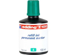 Parker Edding Tusz do markerów permanentnych 100 ml žalia Edding T100/004/Z