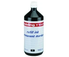 Edding 1000 ML juodos spalvos nuolatinių žymenų rašalas (T1000 / 001 / C ED)