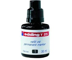 Edding Indas nuolatiniams žymenims 30ML juoda (T25 / 001 / C ED)