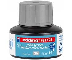 Edding Rašalas flipchartų markeriams užpildyti e-FETK 25 EDDING, sidabriškai pilkas