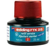 Edding E-FTK 25 dažai pildymo žymekliams, raudona
