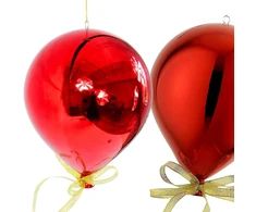 Edelman Bombka formówka plastikowa bezpieczna balon ŚR 30CM - raudona
