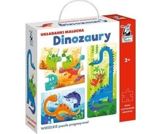 Edgard Mažylių dėlionės dėlionės dinozaurai didysis galvosūkis 2+