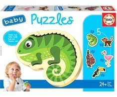 Pirmoji dėlionė EDUCA Baby Tropiniai gyvūnai 18587