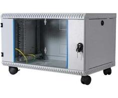 Efb Elektronik EFB 48,26cm Wandgehaeuse GRAU 9HE Tiefe 500mm 1-teilig komplett vormontiert RAL7035 Seitenwaende abnehmbar Abschliessbar
