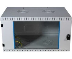 Efb Elektronik EFB 48,26cm Wandgehause GRAU 9HE Tiefe 400mm 1-teilig komplett vormontiert RAL7035 Seitenwaende abnehmbar Abschliessbar Sichtfenster