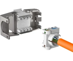 Efb Elektronik EFB Cat6a STP Shortbody Keystone modulis su metaliniu prievado dangteliu