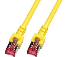 Efb Elektronik EFB ECOLAN ryšio kabelis 2x RJ45 PiMFCat.6, 25 metrų geltonas (K5511.25)