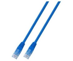 EFB Elektronik K8100BL.7,5, 7,5 m, Cat6, U/UTP (UTP), RJ-45, RJ-45, Mėlynas