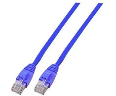 EFB EFB elektronika 3m Cat6 jungtis. Laido ilgis: 3m, kabelio standartas: Cat6, kabelio ekranavimas: U / UTP (UTP), 1 jungtis: RJ-45, 2 jungtis: RJ-45, kištukas, jungties lytis: kištukas / kištukas, danga, jungtys: auksinė, kabelio spalva: Mėlyna (K8104BL.3)