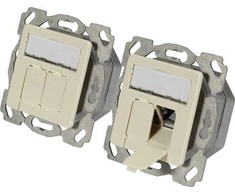 EFB EFB Elektronik ET-25133.1V1 elektros lizdas 2 x RJ-45 baltas