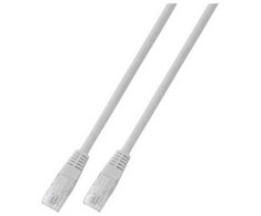 EFB Elektronik K8100WS.1,5, 1,5 m, Cat6, U/UTP (UTP), RJ-45, RJ-45, baltas
