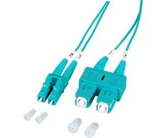 EFB EFB Elektronik O0314.5-1.2 optinis kabelis 5 m 2x SC 2x LC OM3 Aqua color