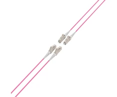 Efb Elektronik EFB Kabelis światłowodowy OM4 U-DQ(ZN)BH 30 m Kremas, Juodas, Purpurowy (O8303S30OM4)