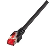 Efb Elektronik EFB EFB- Electronic ECOLAN - Komutacinis kabelis - RJ-45 (M) į RJ-45 (M) - 25 m - poros metalinėje folijoje (PiMf) - CAT 6 - be halogenų - juodas (K5515.25)