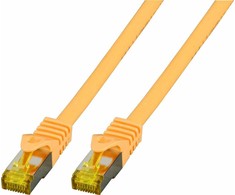 Efb Elektronik EFB EFB jungiamasis kabelis Cat6a S/FTP LSZH su Cat7 žaliu kabeliu 1,5 m GELTONAS 10 Gigabit Ethernet 600MHz 4x2xAWG26/7 Atsparus ugniai Mažai dūmų skleidžiantis