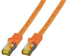 Efb Elektronik EFB EFB komutacinis kabelis Cat6a S/FTP LSZH su Cat7 daugiakanaliu kabeliu 1,5m ORANŽINIS 10 Gigabit Ethernet 600MHz 4x2xAWG26/7 liepsnos laidininkas