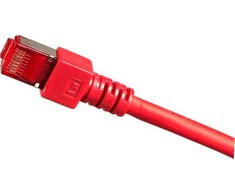 Efb Elektronik EFB EFB RJ45 jungiamasis kabelis S/FTP Cat.6 LSZH 0,15 m RAUDONAS grynas varis Patentuotas ilgio įspaudas ant apsaugos nuo lenkimo movos