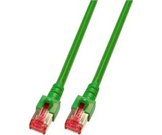 Efb Elektronik EFB EFB RJ45 Komutacinis kabelis S/FTP Cat.6 LSZH 0,15 m ŽALIAS grynas varis Ilgio įspaudas ant apsaugos nuo lenkimo movos patentuotas