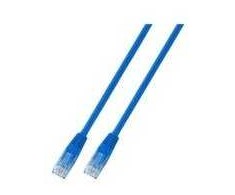 EFB Patchcord Cat.6, U/UTP, PVC, CCA, mėlyna, 15m (K8100BL.15)