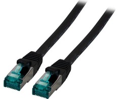 EFB EFB RJ45 Patchkabel S/FTP, Cat.6A, LSZH, 50m, juodas