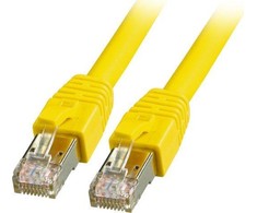 Efb Elektronik EFB EFB RJ45 Patchkabel S/FTP, Cat.8.1,BC, LSZH, 0,5m, gelb